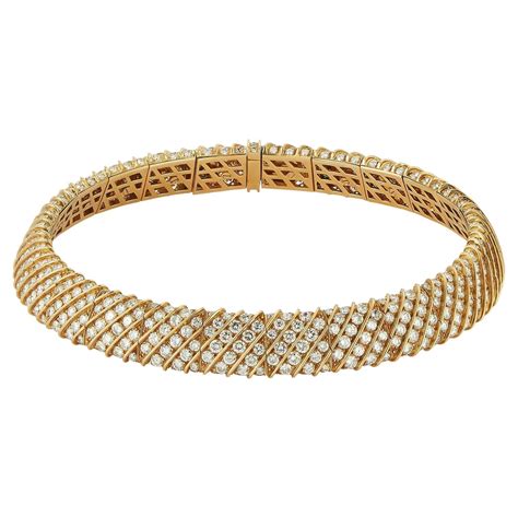 cartier diamond choker